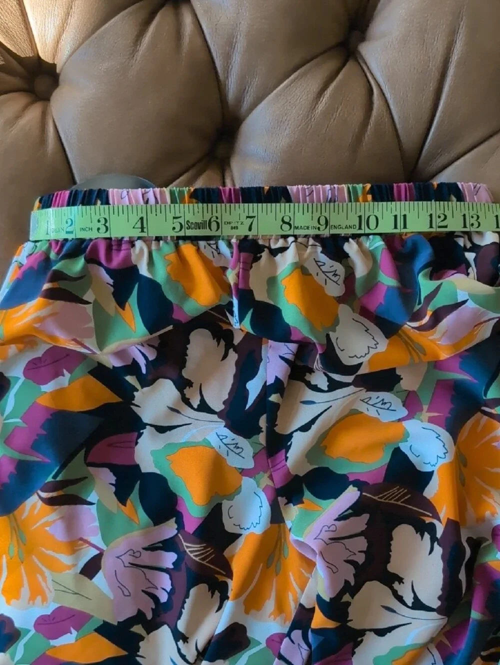 Floral Adjustable Halter Set With Wide Leg Pants  in Multicolor Floral Garden